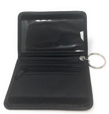 1 Dozen Slim Wallet Double ID Holder w/ Keys Ring Coin Pocket Wholesale Bulk-