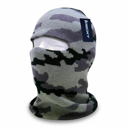 Decky Camo 1 Hole Winter Snow Face Mask Beanie Balaclava-ACU-