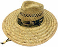 Stylish Straw Hats Caps Lifeguard Sombrero Postal Sun Beach Wide Brim Unisex-Camouflage-