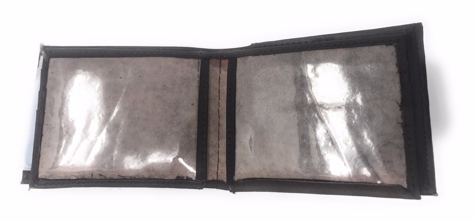 Casaba Genuine Leather Bifold Wallets Cash Slots ID Coin Key Pocket Mens Womens-Black (Double ID)-
