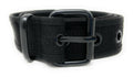 Casaba Canvas Belts Stylish 1 Hole Grommet Fabric Military Mens Women Unisex-Black-Small (30"- 32")-