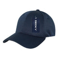 Decky Mesh Jersey Flex Structured Dad Baseball Hats Caps Unisex-Navy-