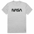 NASA Official Text Logo Cotton T-Shirts Unisex-Silver-S-