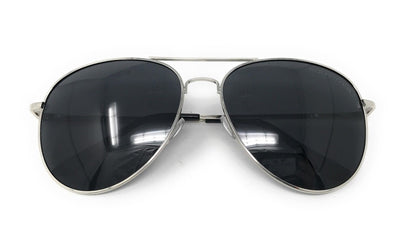 Classic Polarized Sunglasses Club Aviator Bamboo Sports Mirror Men's Women's-Black (lens) Black (frame)-
