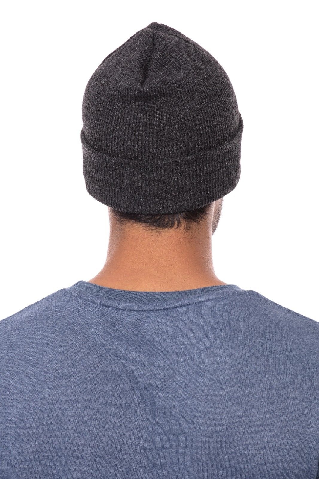 Casaba Warm Winter Beanies Hat Cap for Men Women Toboggan Cuffed Knit Slouch-Black-