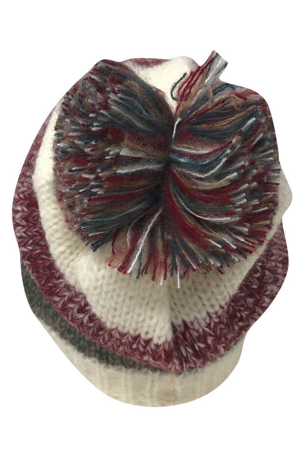 Casaba Festive Warm Winter Beanies Toboggan Pom for Men Women Thick Caps Hats-Black-