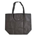 3 Pack Reusable Large Grocery Shopping Bag Bags Totes Eco-Friendly Foldable 15inch-Black-