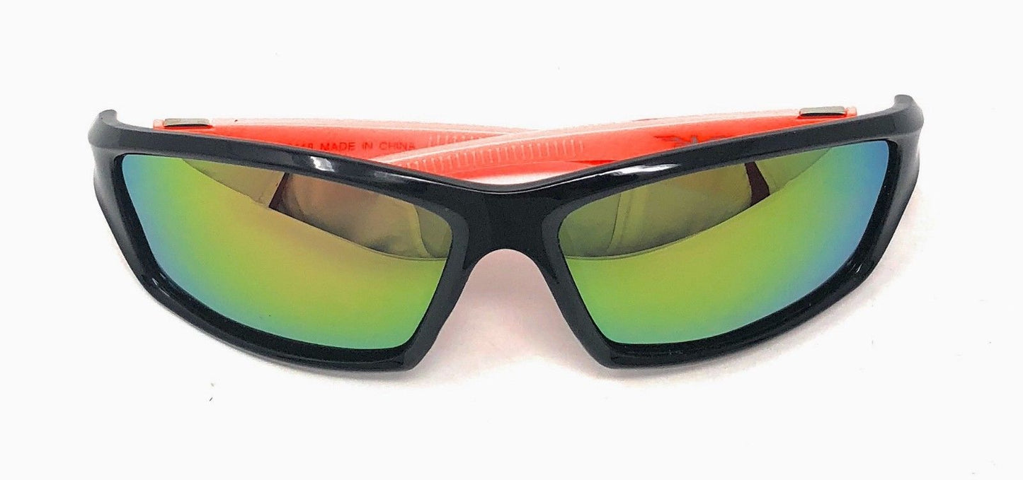 Classic Polarized Sunglasses Club Aviator Bamboo Sports Mirror Men's Women's-Black (lens) Black (frame)-