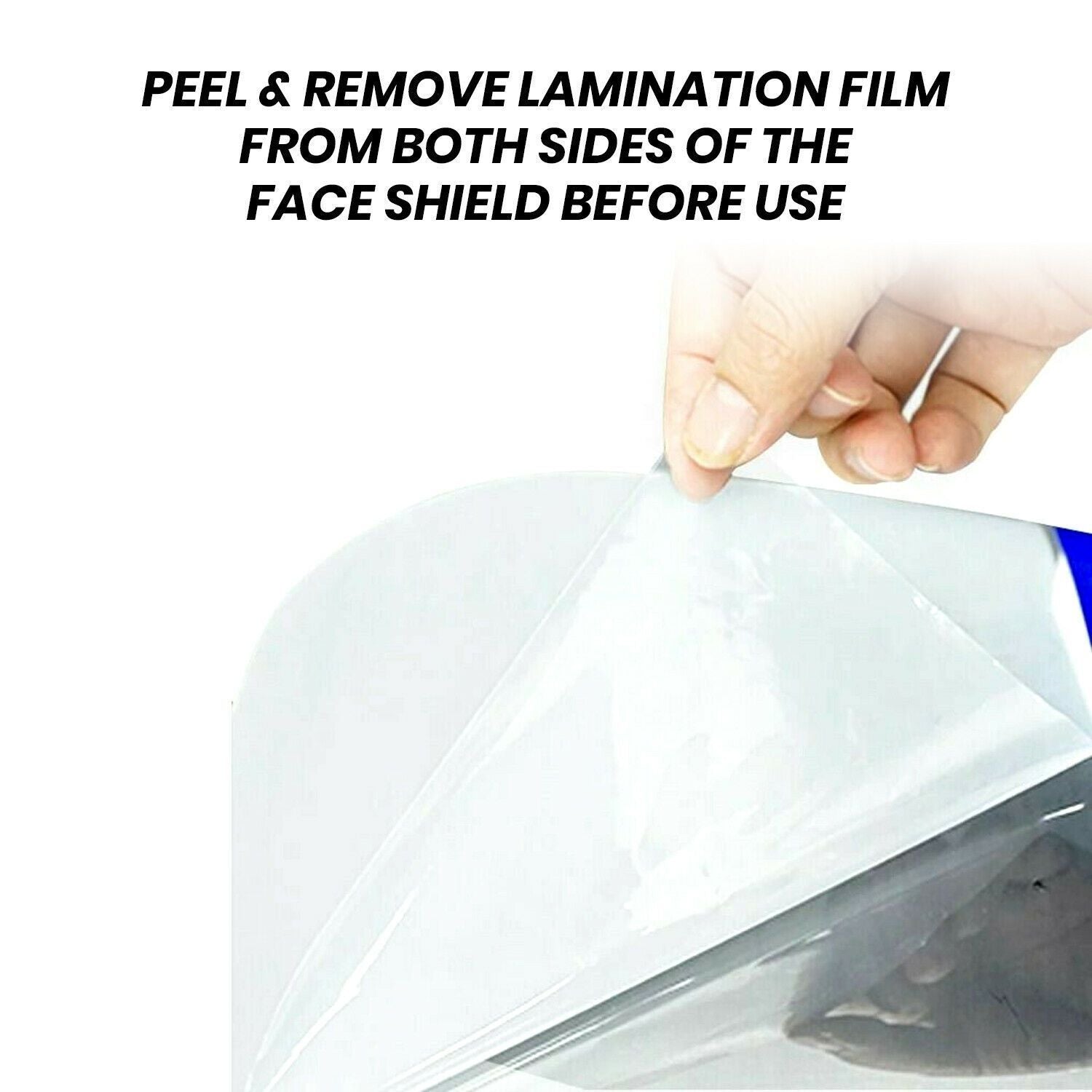 Safety Face Shield Mask Reusable Washable Protection Cover Anti Fog Anti-Splash-1 Piece-