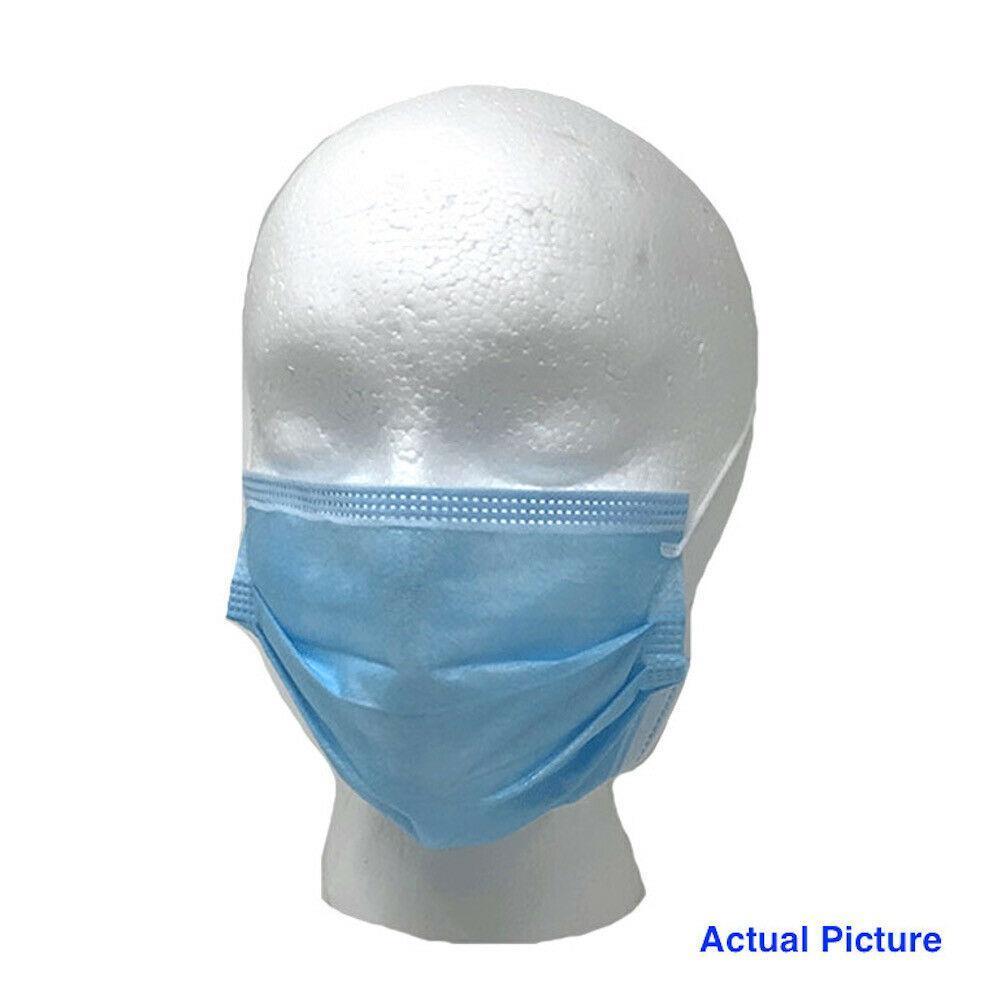 [Combo Pack] 100 Face Mask and 2 Face Shields | 3-Ply Mouth Nose Cover-