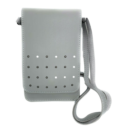 Empire Cove Womens Crossbody Bag with Clear Touchscreen Window Wallet Pouch Case-Black-