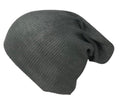 Casaba Stylish Long Slouch Beanies for Men Women 12 inch Skull Cap Toboggan Hat-Gray-