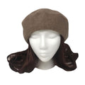 Casaba Women's Wool Warm Beret French Style Artsy Lightweight Fashion Hats Caps-Tan-
