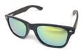 Classic Polarized Sunglasses Club Aviator Bamboo Sports Mirror Men's Women's-Green Mirror / Dark Bamboo-