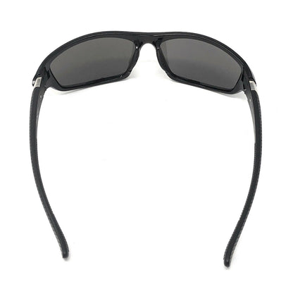 Classic Polarized Sunglasses Club Aviator Bamboo Sports Mirror Men's Women's-Black (lens) Black (frame)-