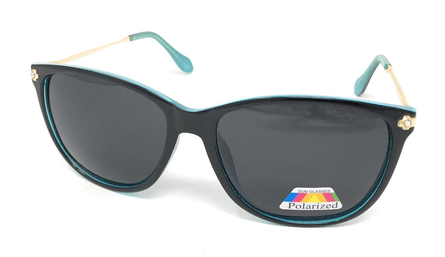 Classic Polarized Sunglasses Club Aviator Bamboo Sports Mirror Men's Women's-Black (lens) Black (frame)-