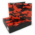 Urban Trendy NY Fashion Bifold Printed Wallets In Gift Box Mens Womens Kids-LL-RED_CAMO-