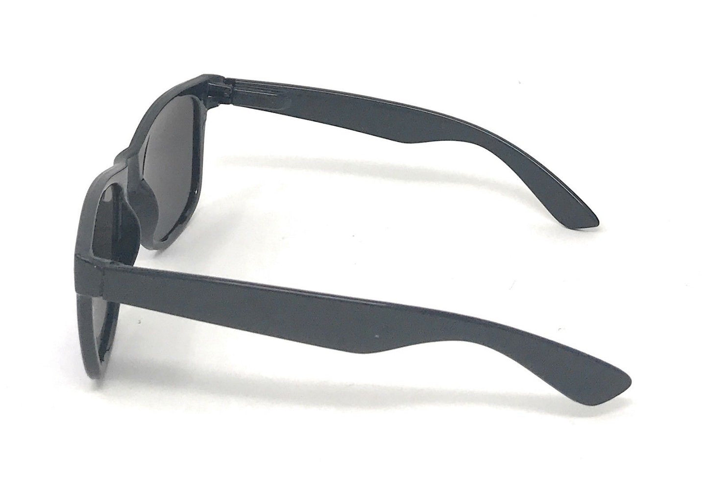 Polarized Sunglasses Classic Way Bamboo Mirror Mens Womens Teens-Black (lens) Black (frame)-
