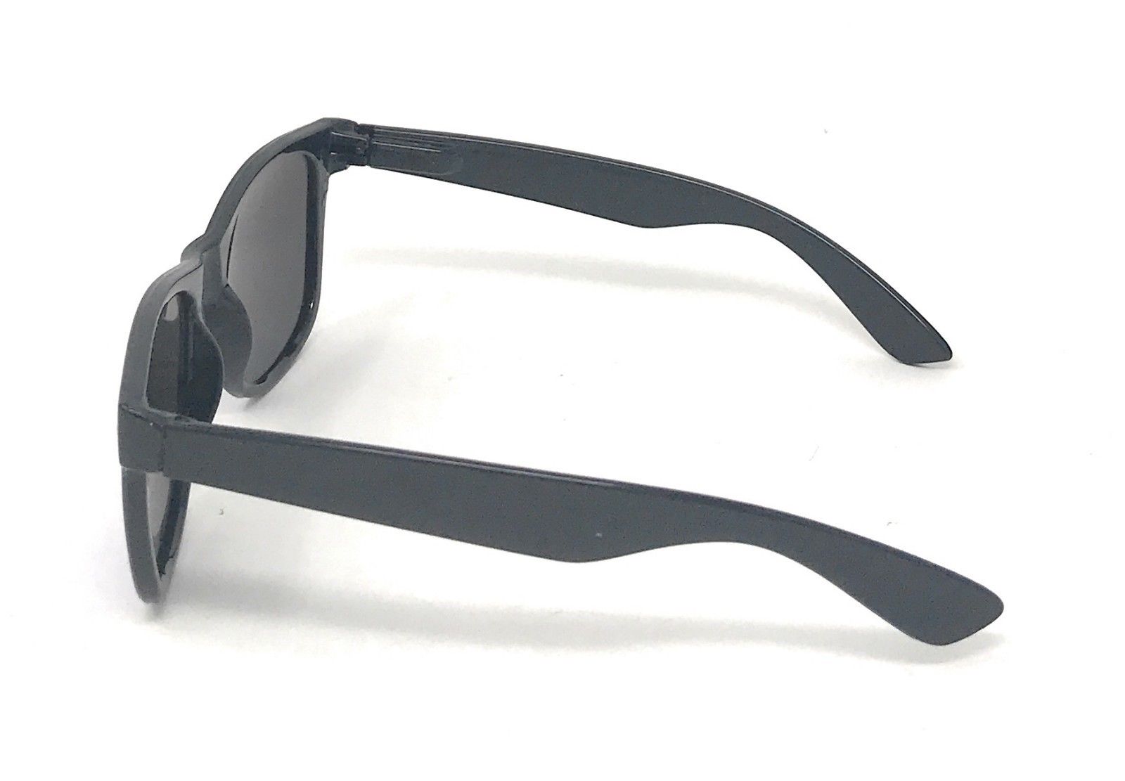 Polarized Sunglasses Classic Way Bamboo Mirror Mens Womens Teens-Black (lens) Black (frame)-