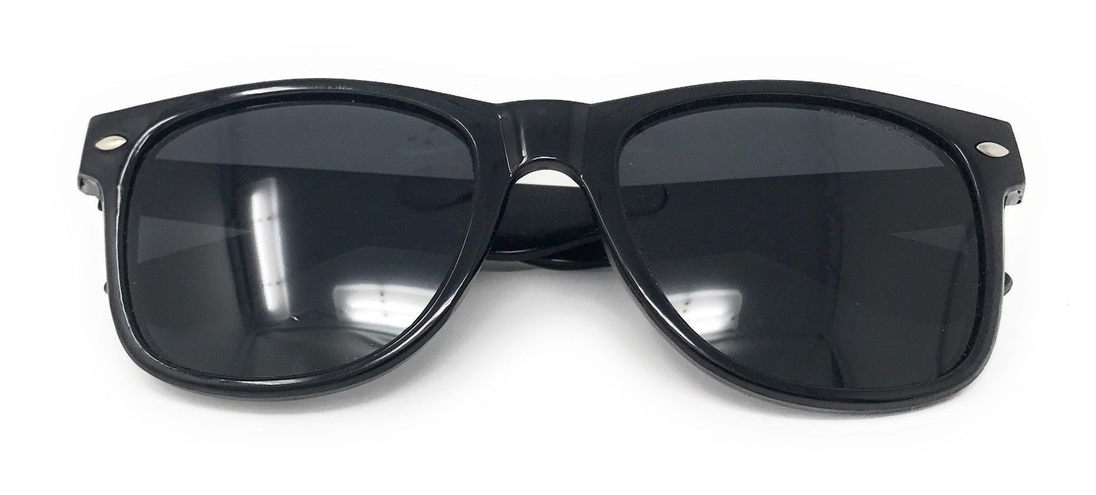 Classic Polarized Sunglasses Club Aviator Bamboo Sports Mirror Men's Women's-Black (lens) Black (frame)-
