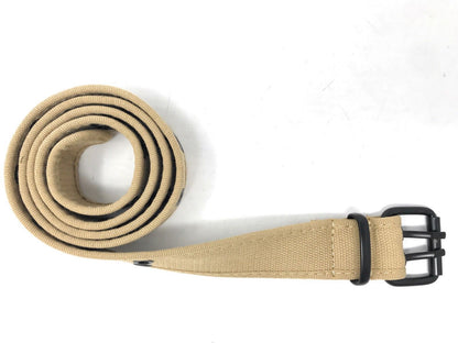 Casaba Canvas Belts Double Row 2 Holes Grommet Fabric Military Mens Women Unisex-Black-Small (30"- 32")-