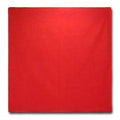 1 Dozen Pack Printed Bandanas 100% Cotton Cloth Scarf Wrap Face Mask Cover-Red Plain-