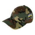 Rapid Multicam Camouflage Structured Low Crown Trucker Caps Hats Snapback-Woodland-