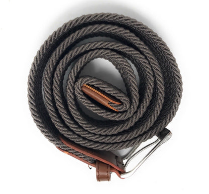 Casaba Stretch Braided Golf Belts Woven Elastic Adjustable Fit Mens Womens-Olive-Small-