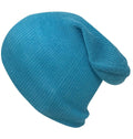 Casaba Stylish Long Slouch Beanies for Men Women 12 inch Skull Cap Toboggan Hat-Blue-