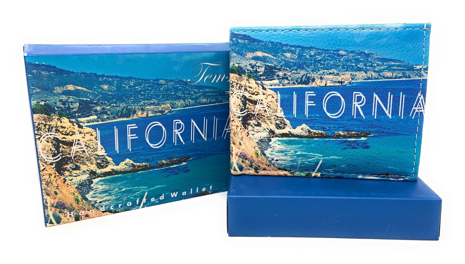 California Cali Bear Bifold Wallets In Gift Box Mens Womens Kids-Star-