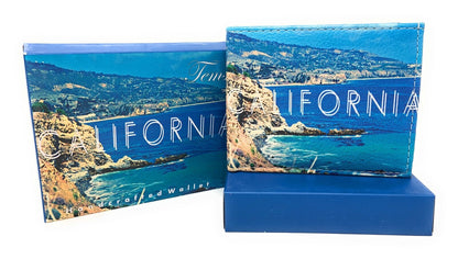 California Cali Bear Bifold Wallets In Gift Box Mens Womens Kids-Star-