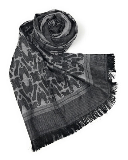 Casaba Womens Royal Elegant Formal Silk Feel Scarves Scarf Shawl Light Wrap-Blue-