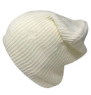 Casaba Winter Beanies Vintage Ripped Double Layer Slouch Caps Hats Men Women-White- 3 image