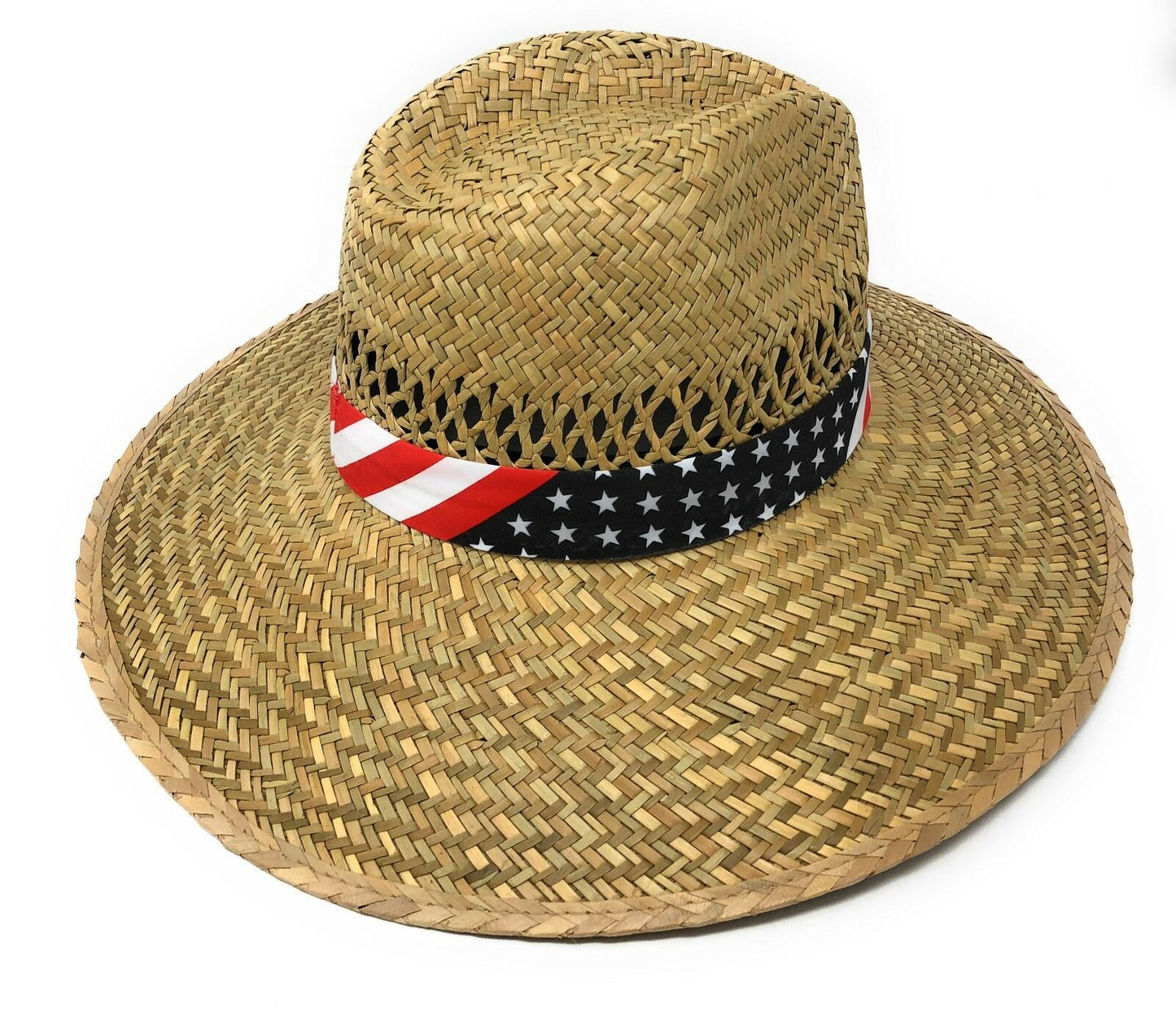 Stylish Straw Hats Caps Lifeguard Sombrero Postal Sun Beach Wide Brim Unisex-Plain-