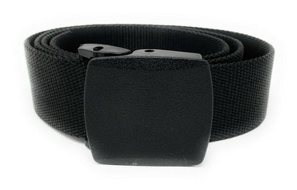 Casaba Stylish Webbed Belts for Men Women European Golf Style Perfect Fit-Black-Small (30"- 32")-