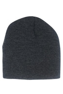 Casaba Beanies Hats Caps Short Uncuffed Knit Soft Warm Winter for Men Women-Black- 6 image