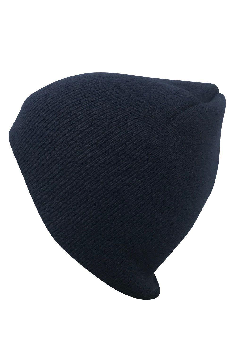 1 Dozen Casaba Warm Beanie Hat Cap for Men Women Short Ski Toboggan Knit Winter-Black-