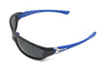 Classic Polarized Sunglasses Club Aviator Bamboo Sports Mirror Men's Women's-Black/Royal (Sports Eagle Slim)-