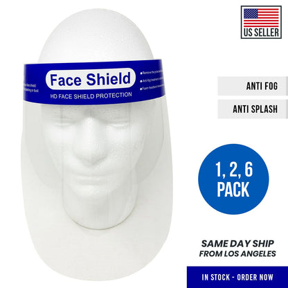Safety Face Shield Mask Reusable Washable Protection Cover Anti Fog Anti-Splash-1 Piece-