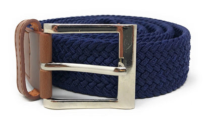 Casaba Stretch Braided Golf Belts Woven Elastic Adjustable Fit Mens Womens-Olive-Small-