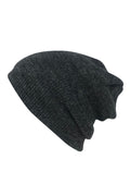 Casaba Winter Double Layer Beanies Toboggan Washed Skull Caps Hats for Men Women-Black-