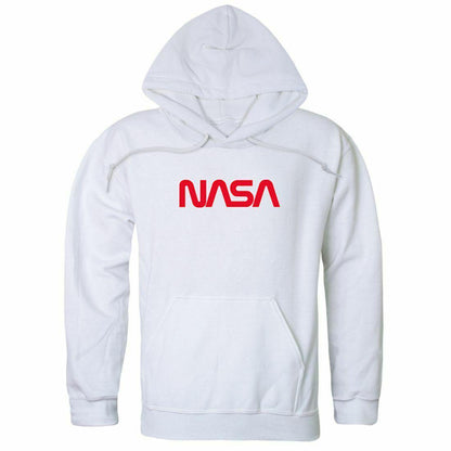 NASA Official Text Logo Hoodie Sweatshirts Unisex-Black-S-