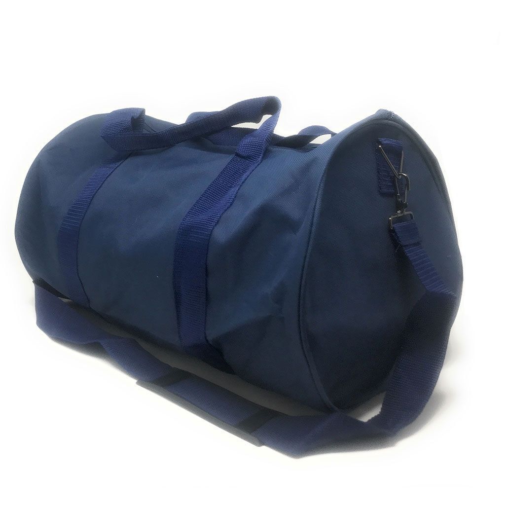 40 LOT Roll Round 18 Inch Duffle Duffel Bag Travel Sports Gym Work School Carry On-Navy-
