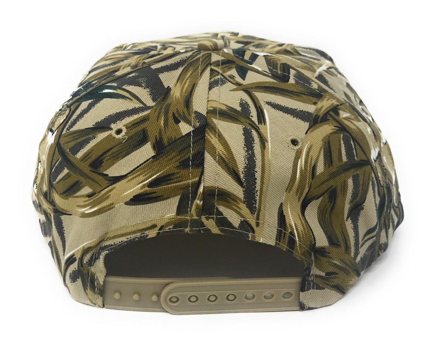 Cotton Twill Camo Camouflage 6 Panel Hunting Fishing Baseball Snapback Hats Caps-Green Tree Camo-