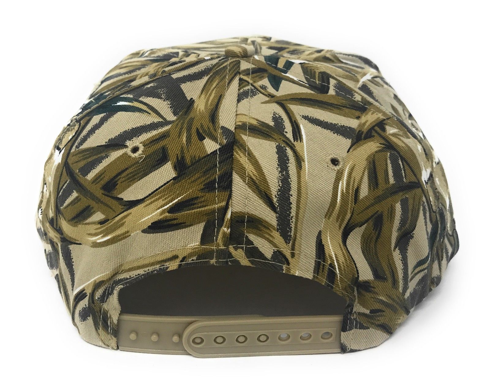 Cotton Twill Camo Camouflage 6 Panel Hunting Fishing Baseball Snapback Hats Caps-Green Tree Camo-