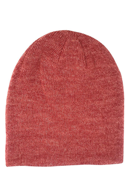 Casaba Winter Double Layer Beanies Toboggan Washed Skull Caps Hats for Men Women-Black-