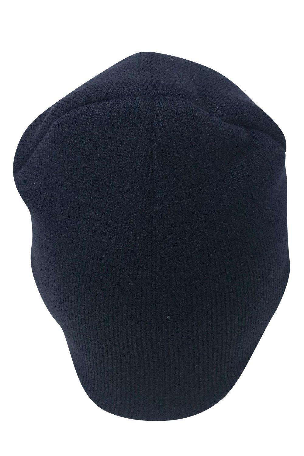 Casaba Beanies Hats Caps Short Uncuffed Knit Soft Warm Winter for Men Women-Black-