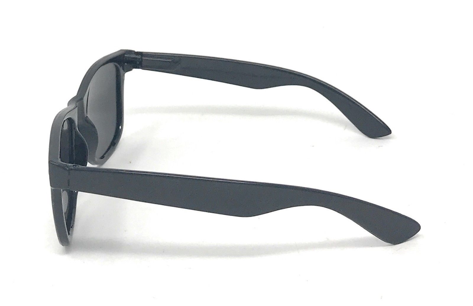 Polarized Sunglasses Classic Way Bamboo Mirror Mens Womens Teens-Black (lens) Black (frame)-
