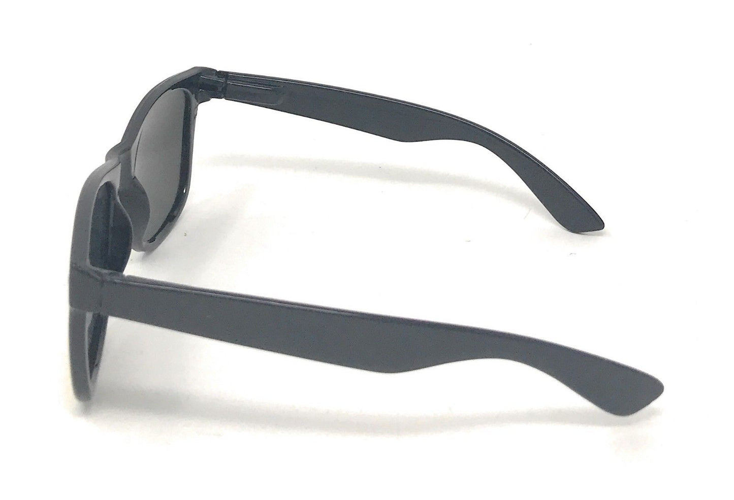 Polarized Sunglasses Classic Way Bamboo Mirror Mens Womens Teens-Black (lens) Black (frame)-