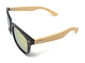 Polarized Sunglasses Classic Way Bamboo Mirror Mens Womens Teens-Pink Mirror / Light Bamboo-